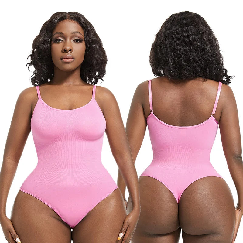 Smoothing Shapewear Bodysuit for Women Faja Full Body Shaper Thong Soft Body Shaping Sculpting Breast Slimming Underwear